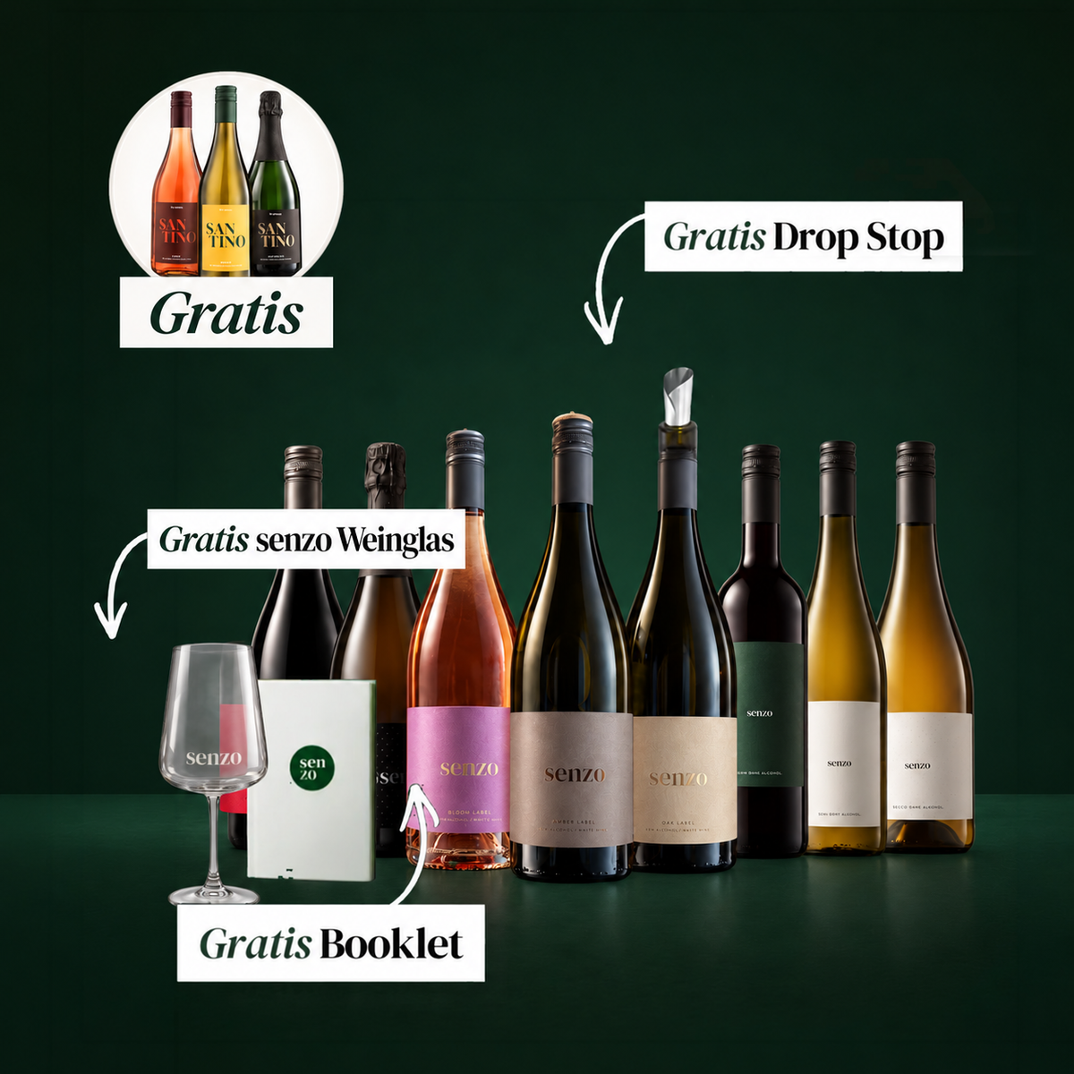 senzo Sober October Paket - Weinliebhaber